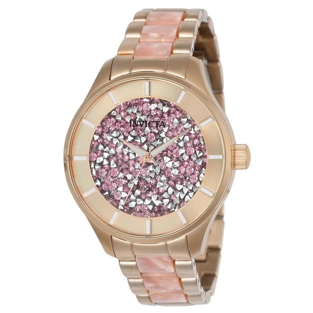 NWT Invicta 24663 Angel | 3-Hand | Rose Gold | Women's Watch
